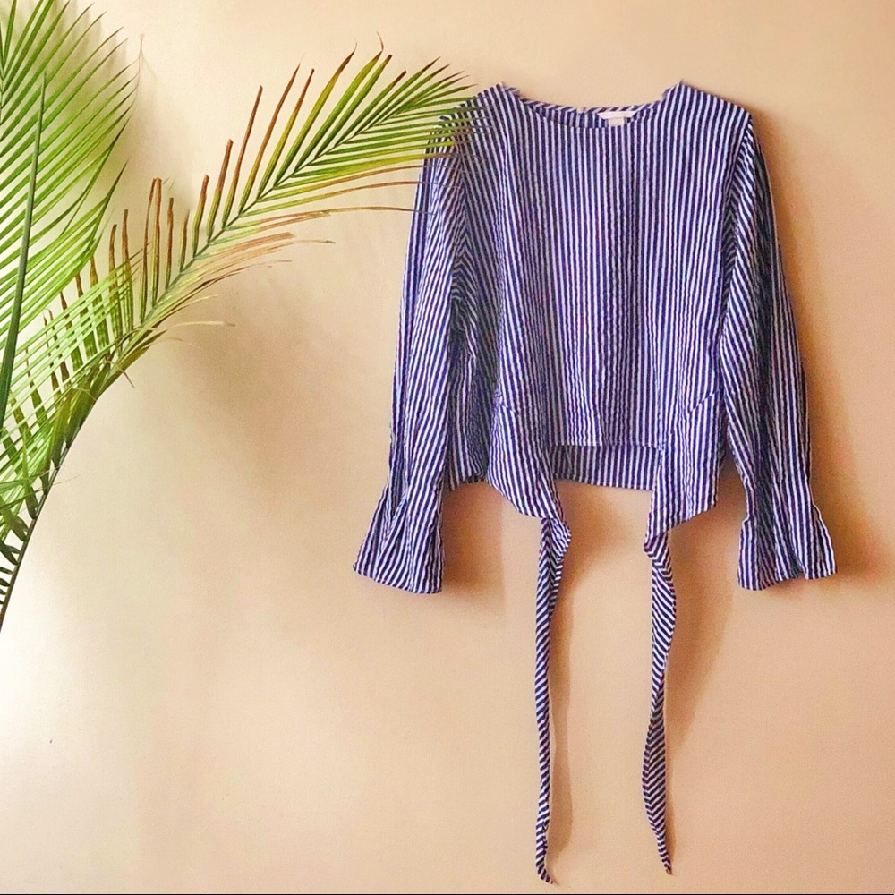 H&M Seersucker blouse